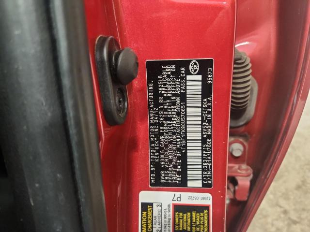 2012 TOYOTA CAMRY BASE #3297186910