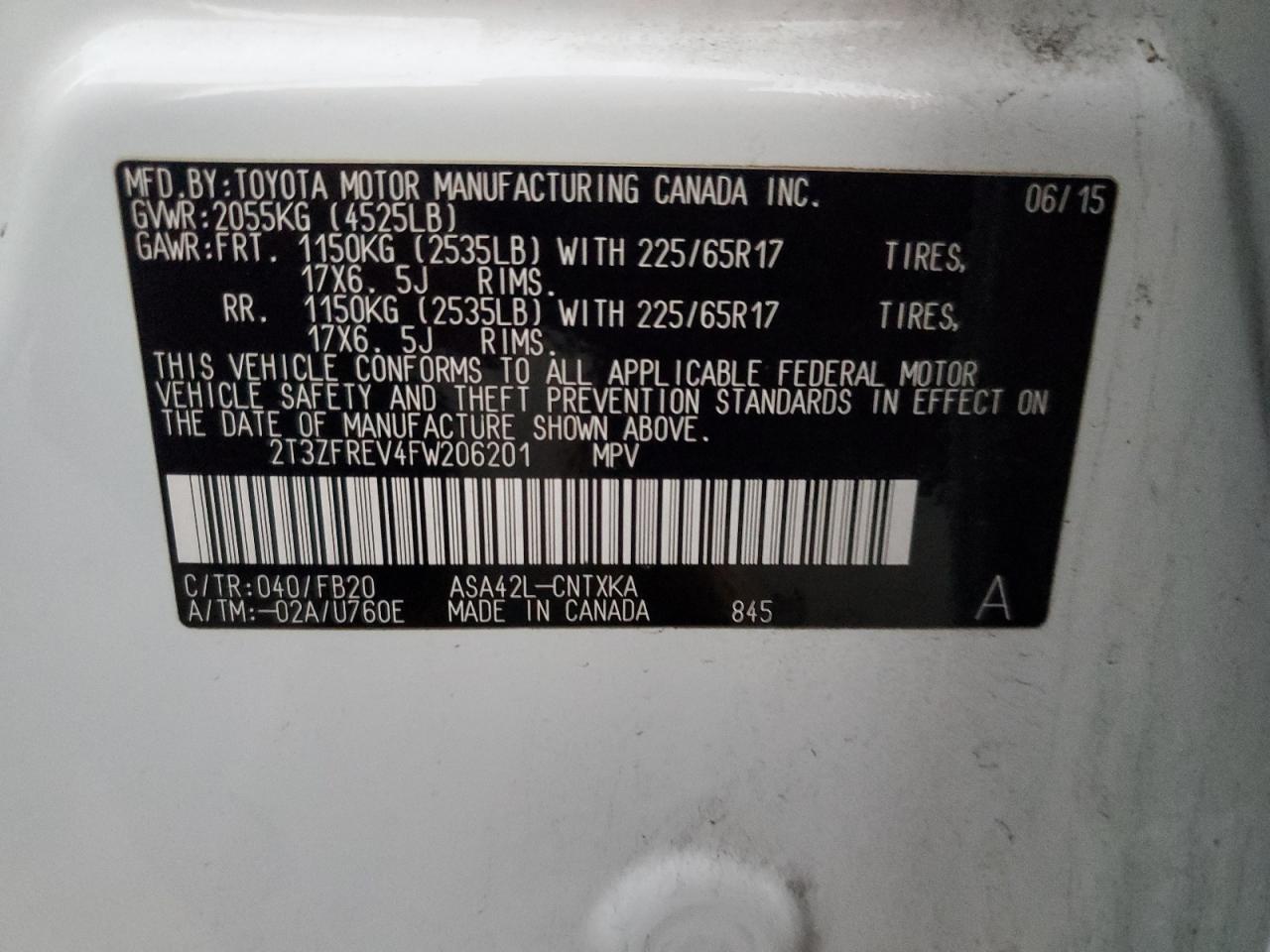 Toyota RAV4 Le Image 13