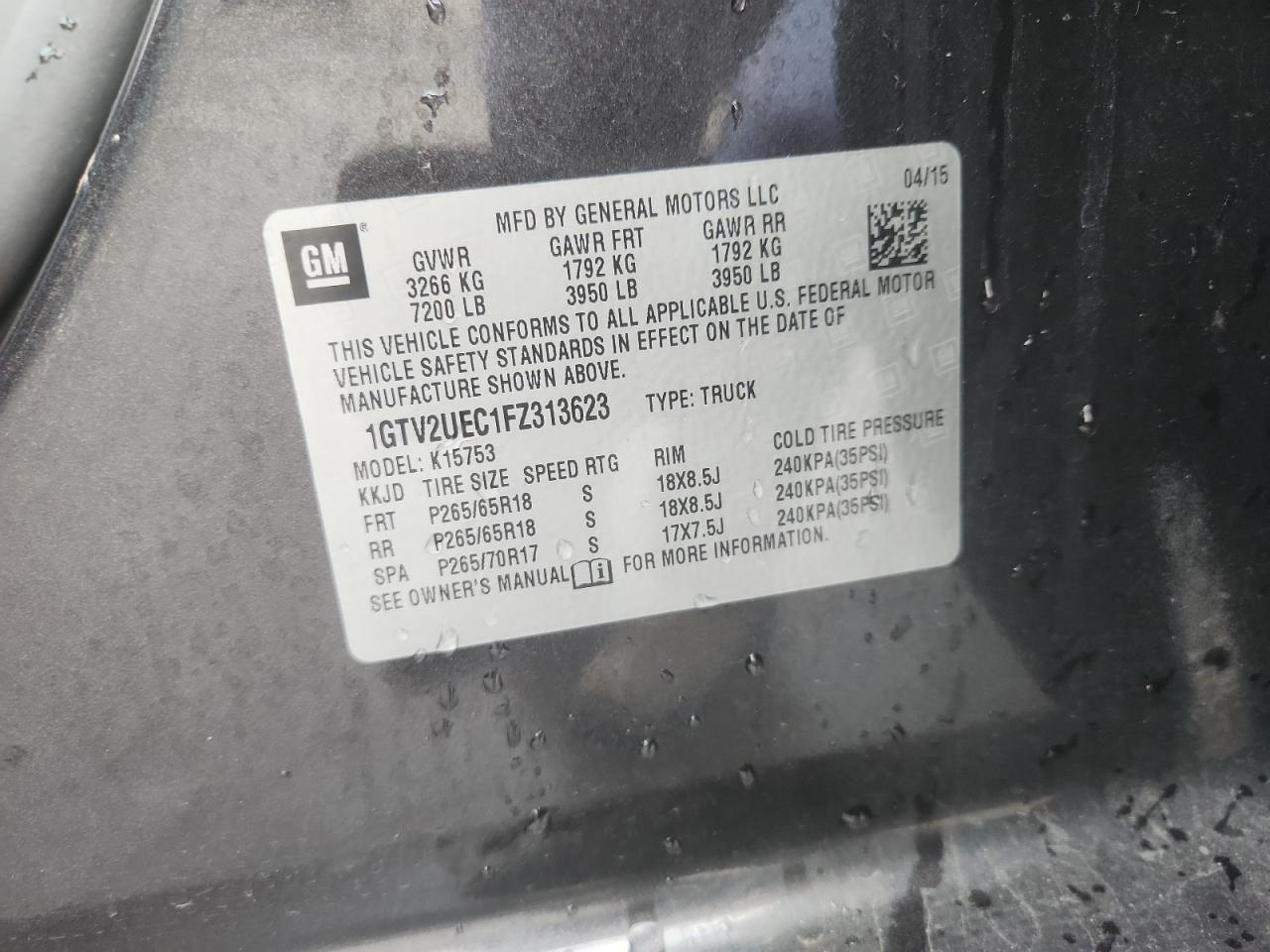 GMC SIERRA K1500 SLE