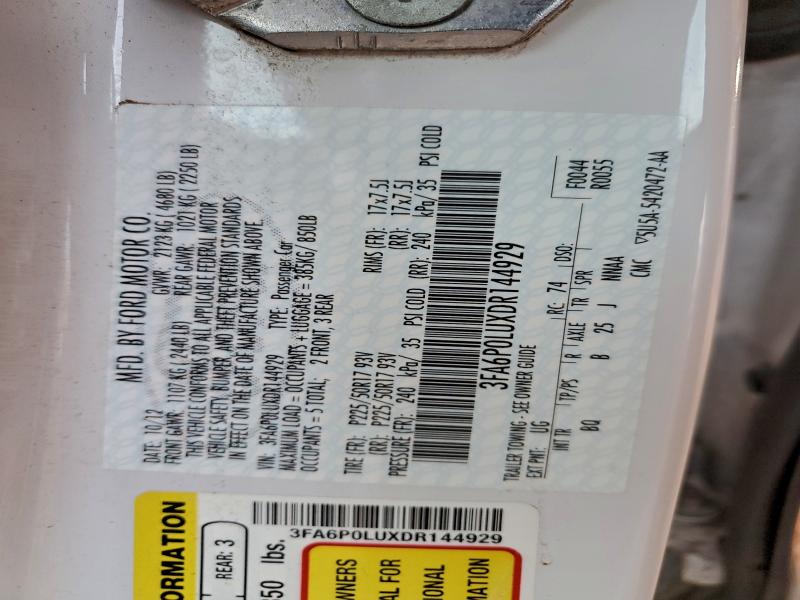 2013 FORD FUSION SE #3298311141