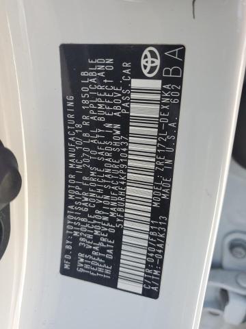 2019 TOYOTA COROLLA L #3297962827