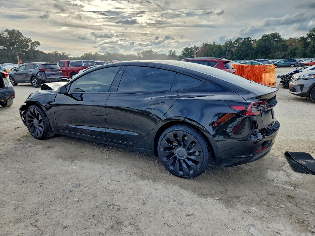 Lot #3302855945 2022 TESLA MODEL 3