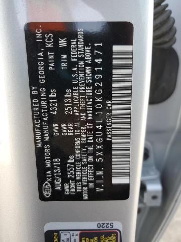 2019 KIA OPTIMA EX 5XXGU4L10KG291471