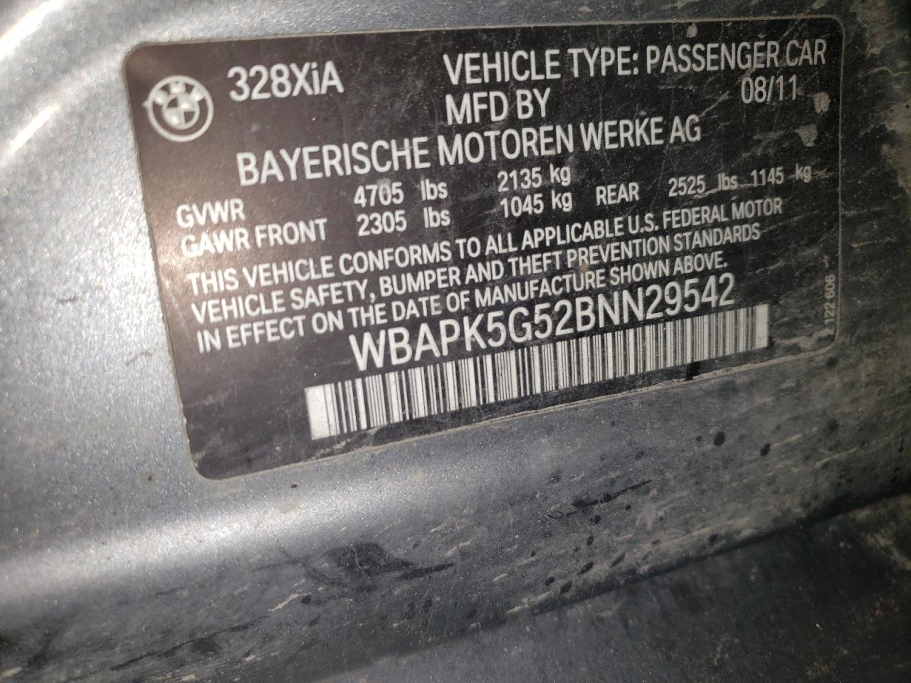 BMW 3 SERIES XI SULEV