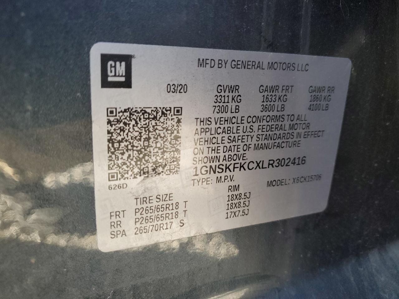 CHEVROLET TAHOE SPECIAL