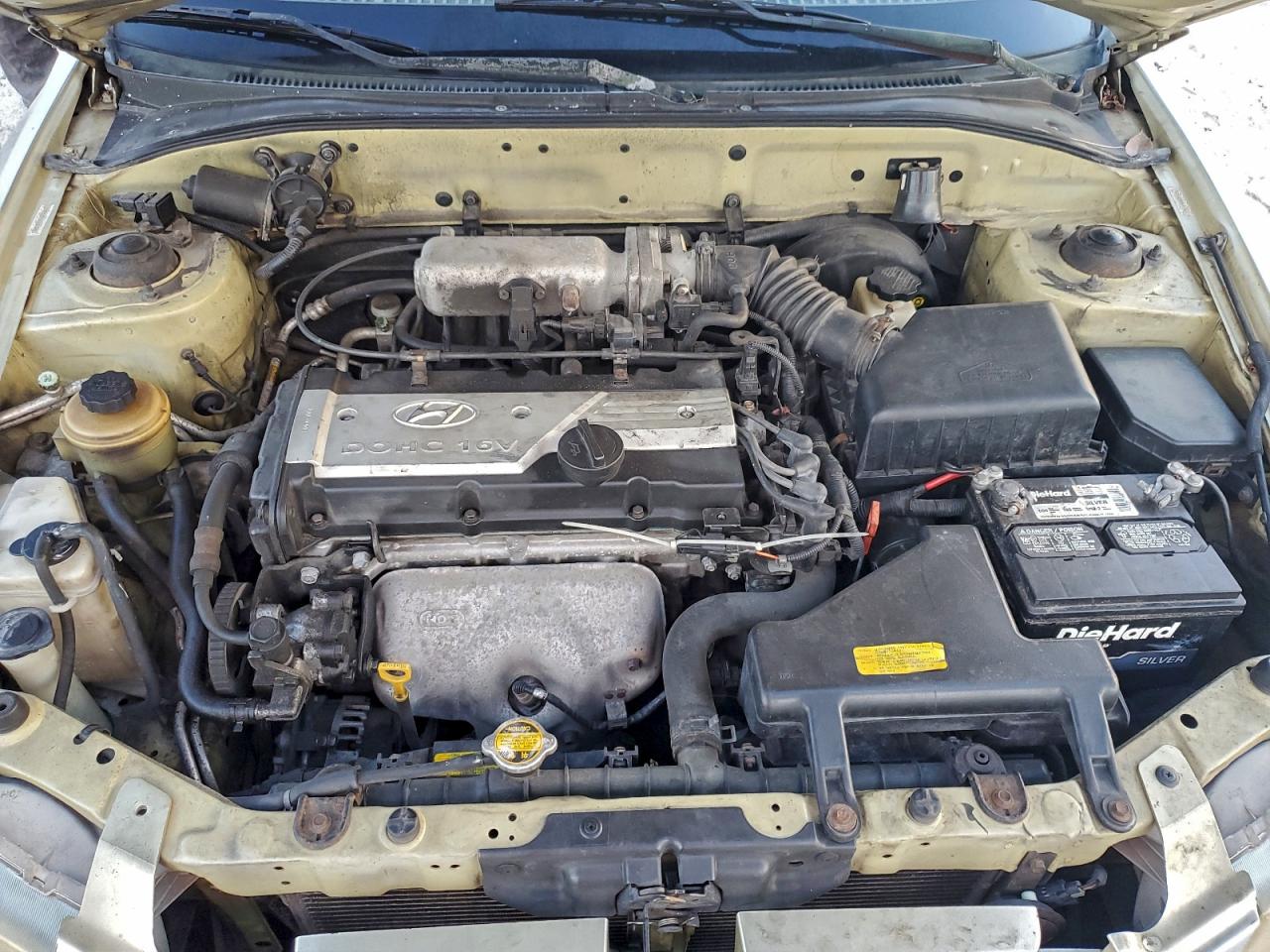 Lot #3315891081 2002 HYUNDAI ACCENT GL