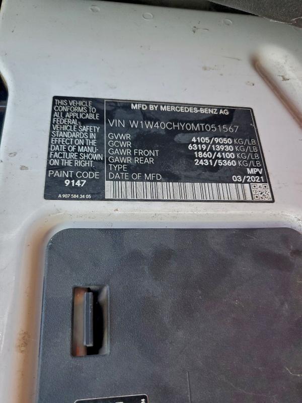 2021 MERCEDES-BENZ SPRINTER 2 #3301686620
