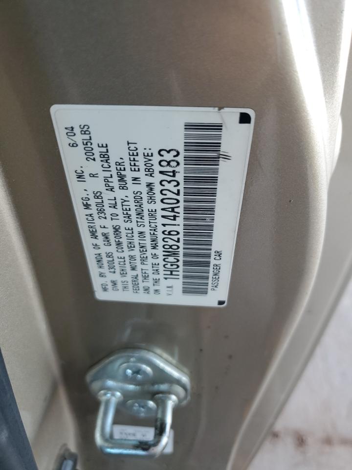 Lot #3309799332 2004 HONDA ACCORD EX