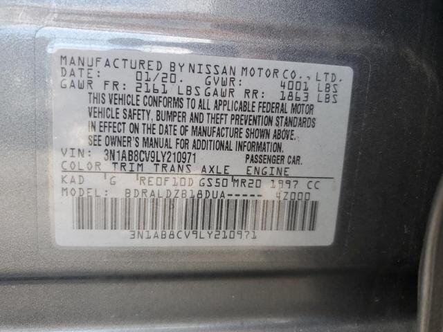 2020 NISSAN SENTRA SV #3304671904