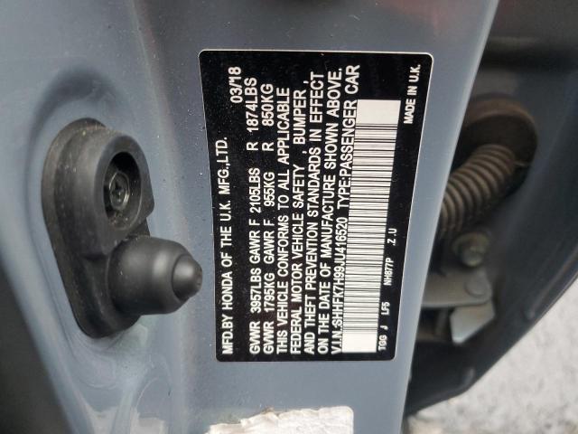 2018 HONDA CIVIC SPOR #3301933458