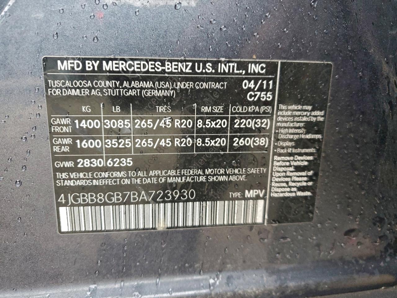 MERCEDES-BENZ M-CLASS 350 4MATIC