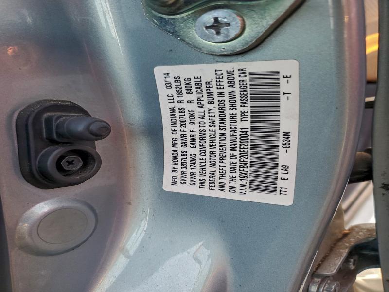 2014 HONDA CIVIC HYBR #3298166046