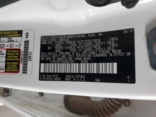 2010 TOYOTA TUNDRA DOU #3311799183