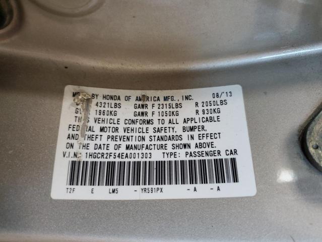 2014 HONDA ACCORD SPO - 1HGCR2F54EA001303