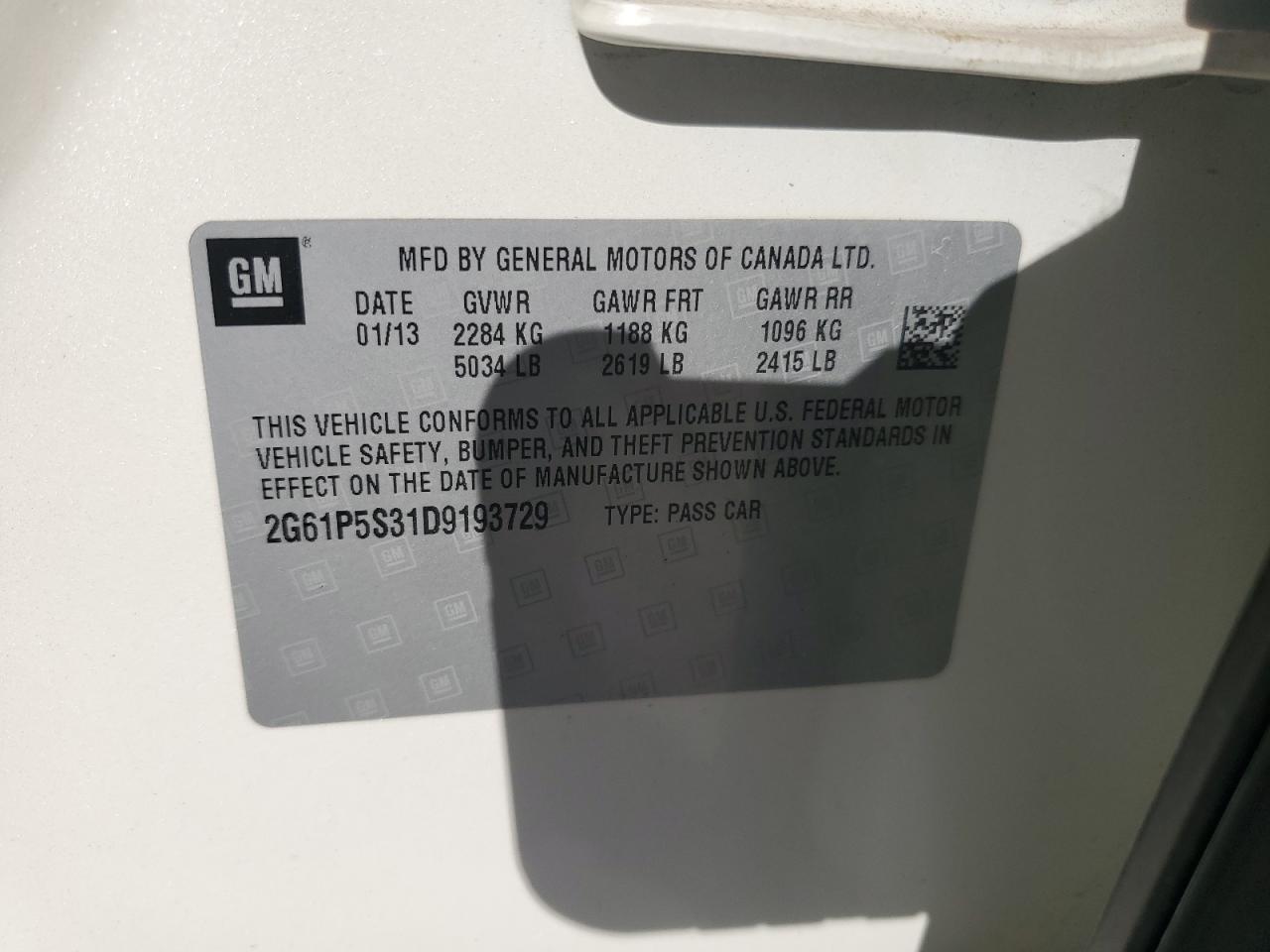 CADILLAC XTS LUXURY COLLECTION