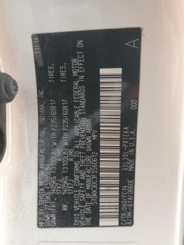 2015 TOYOTA SIENNA LE - 5TDKK3DC3FS560612