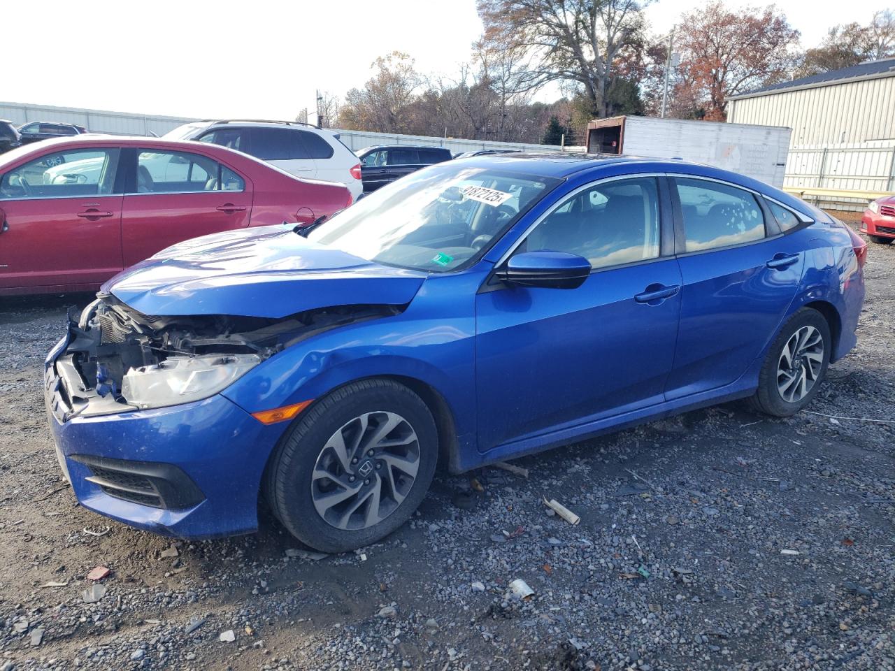 Lot #3304565451 2018 HONDA CIVIC EX