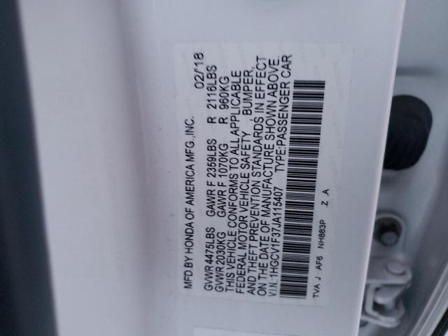 2018 HONDA ACCORD SPO #3301745354