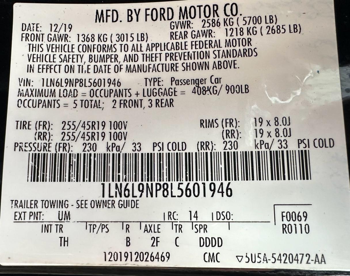 LINCOLN CONTINENTAL RESERVE