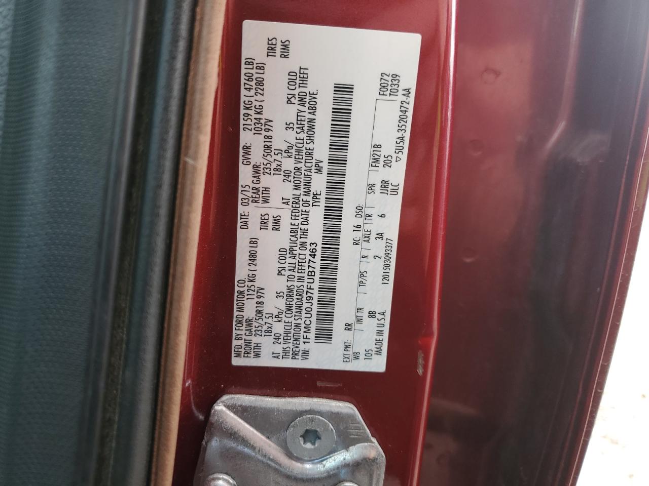 FORD ESCAPE TITANIUM