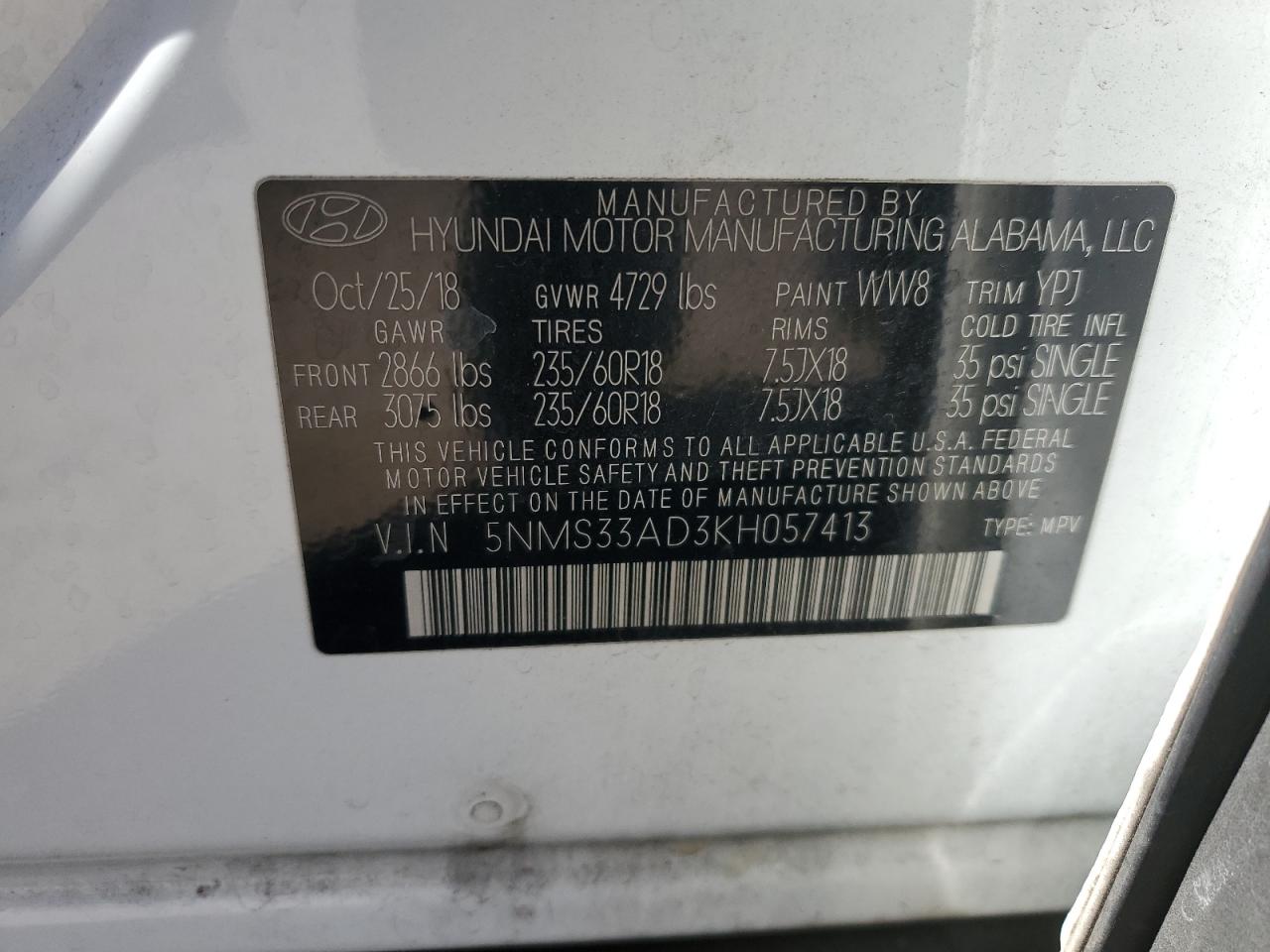 HYUNDAI SANTA FE SEL