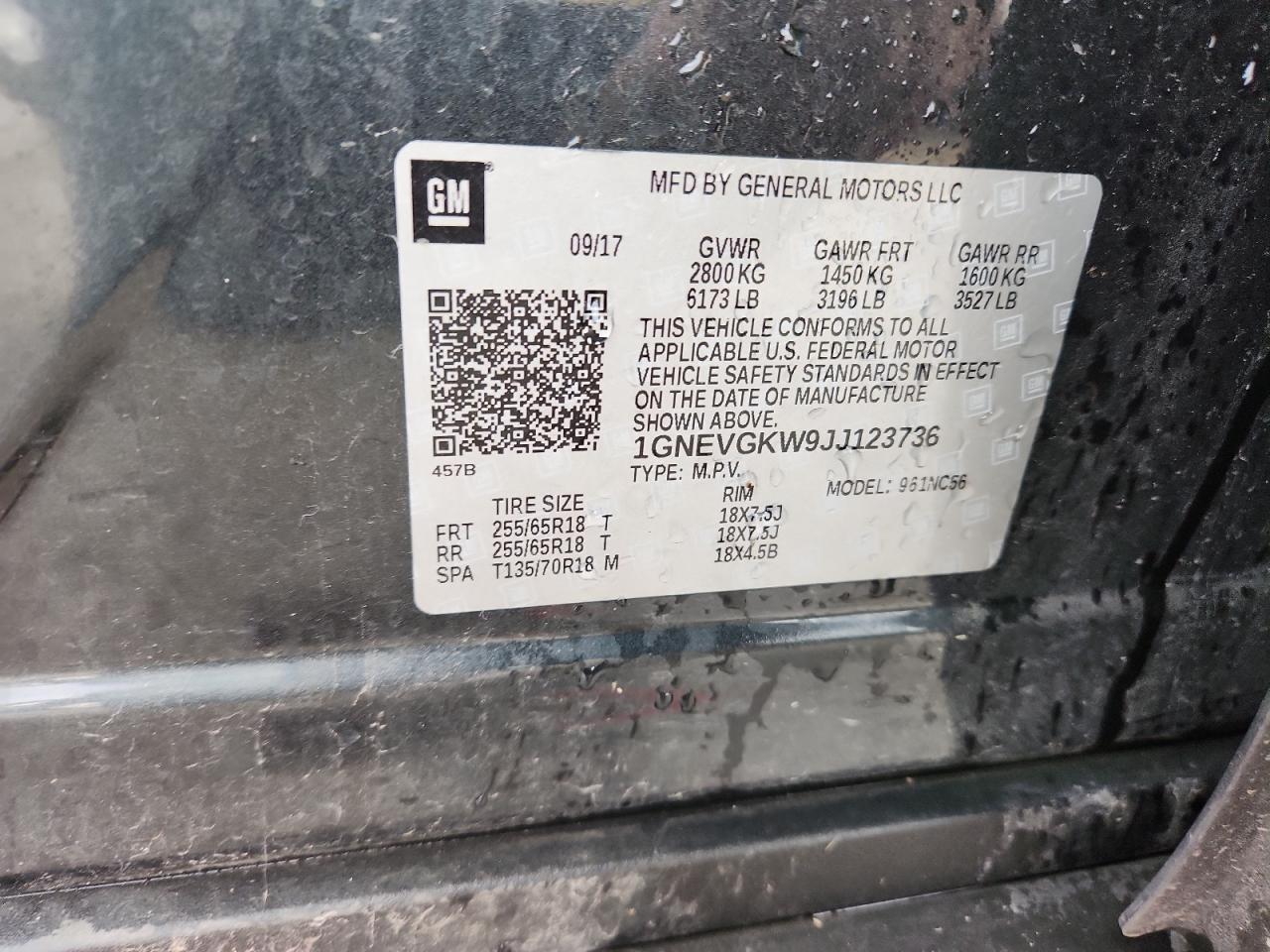 CHEVROLET TRAVERSE LT