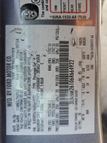 2006 LINCOLN ZEPHYR #3302764354