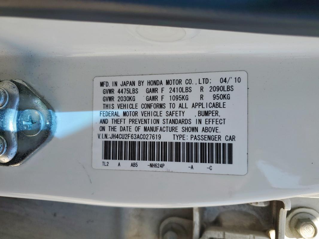 2010 ACURA TSX #3301300393