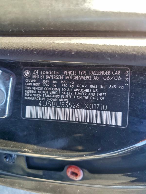2006 BMW Z4 3.0SI #3301654634