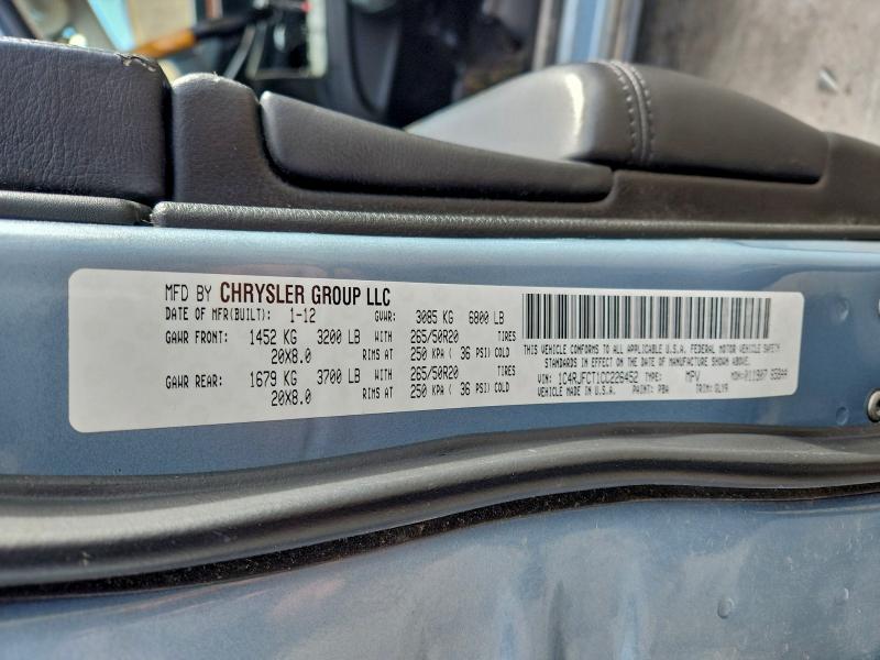 2012 JEEP GRAND CHER #3303053640