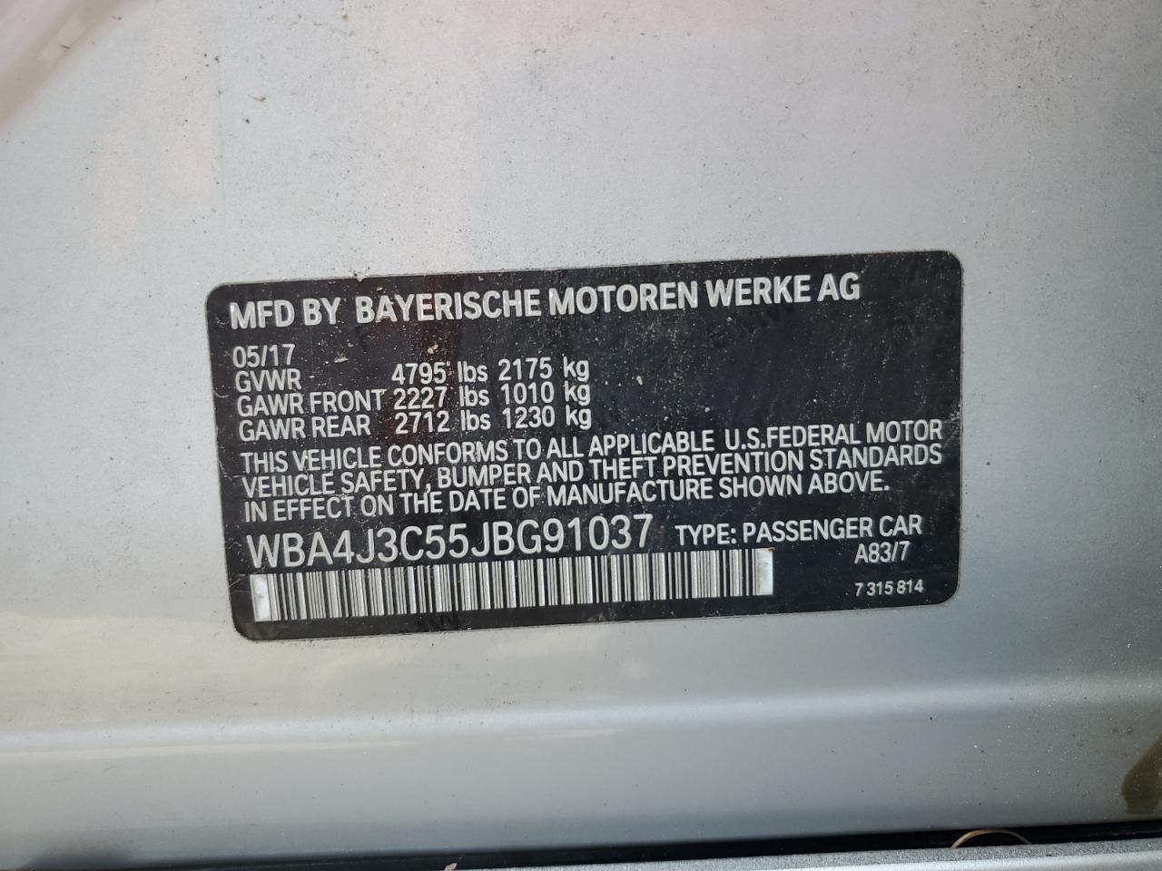 BMW 4 SERIES GRAN COUPE GRAN COUPE