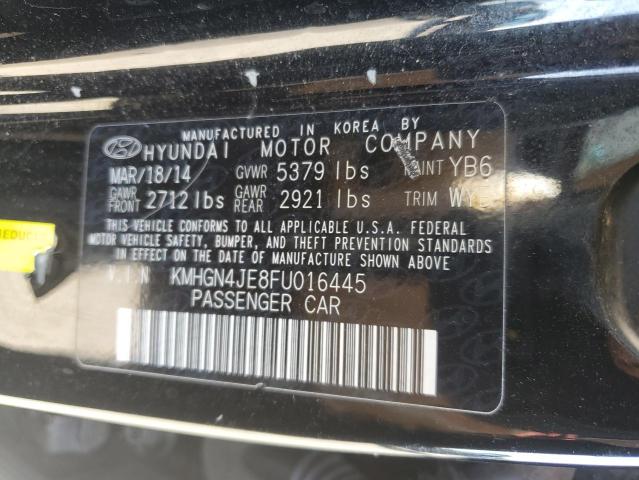 2015 HYUNDAI GENESIS 3. #3290219222