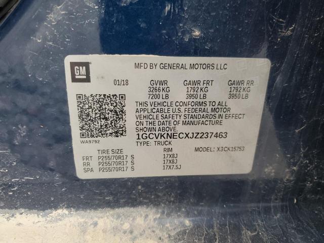 2018 CHEVROLET SILVERADO #3287371982