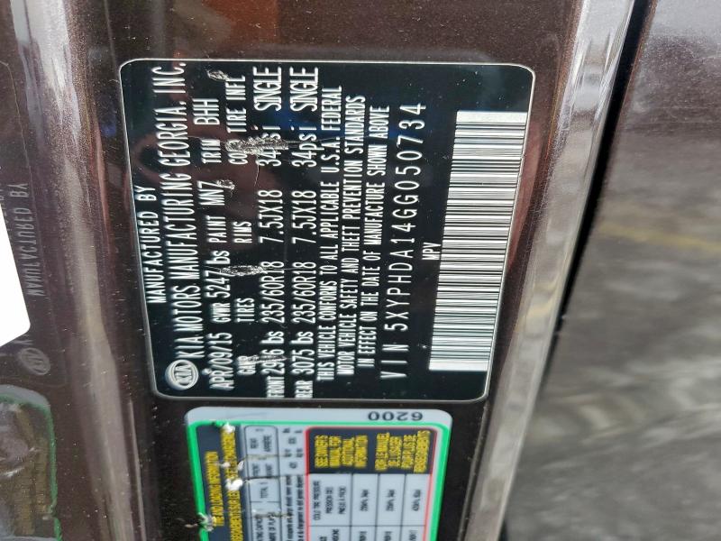 2016 KIA SORENTO EX #3304670962