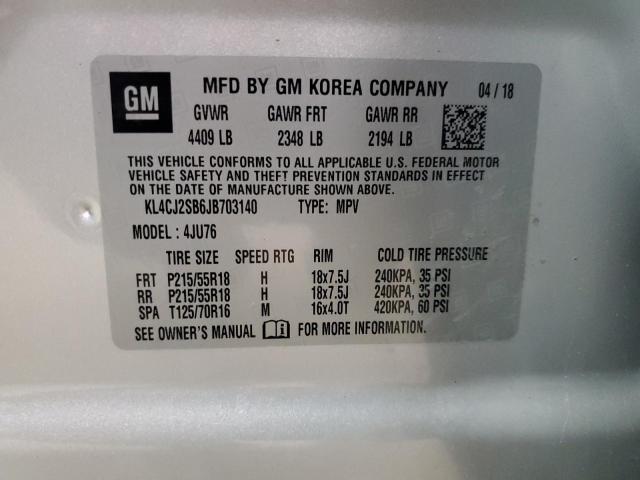 2018 BUICK ENCORE SPO - KL4CJ2SB6JB703140