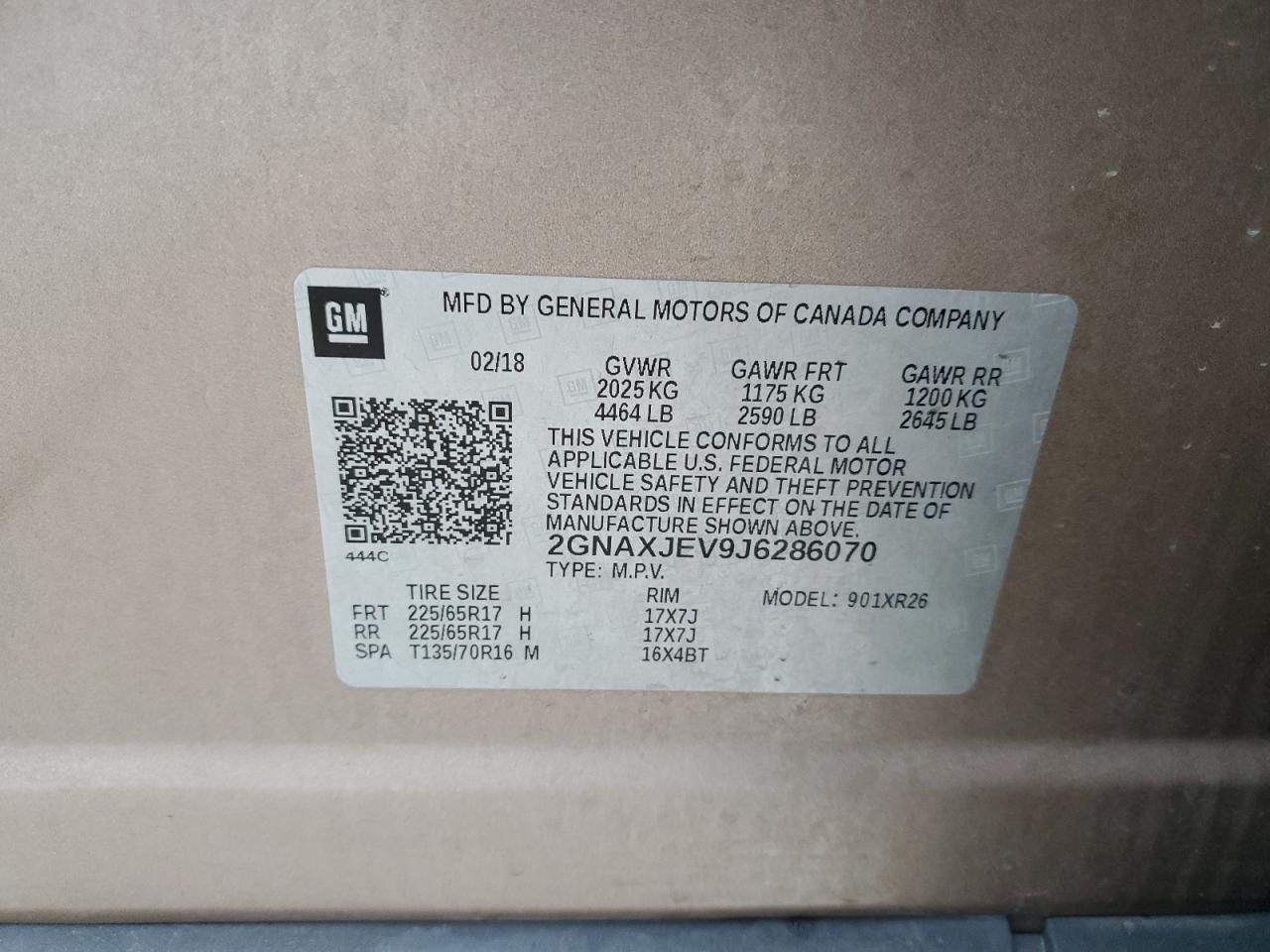 CHEVROLET EQUINOX LT