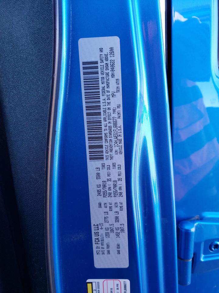 Lot #3302749001 2015 JEEP WRANGLER U