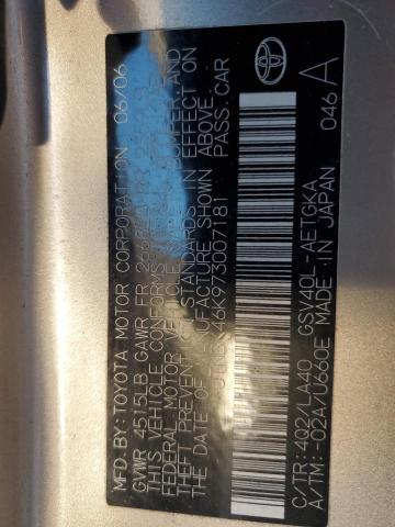 2007 TOYOTA CAMRY LE #3282444264