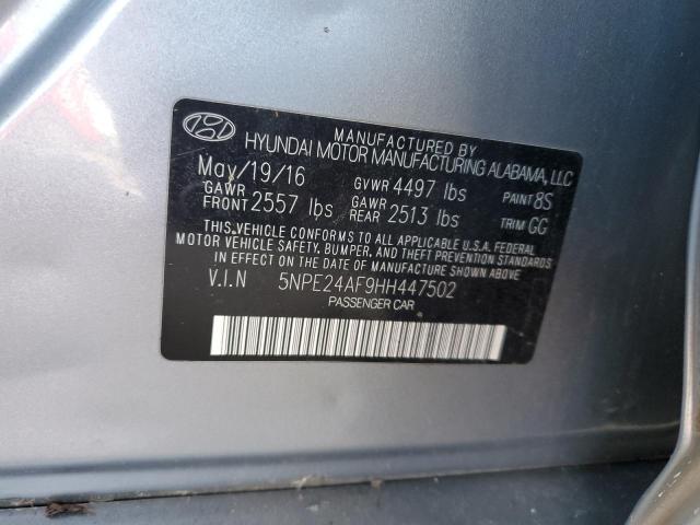 2017 HYUNDAI SONATA SE #3291248966