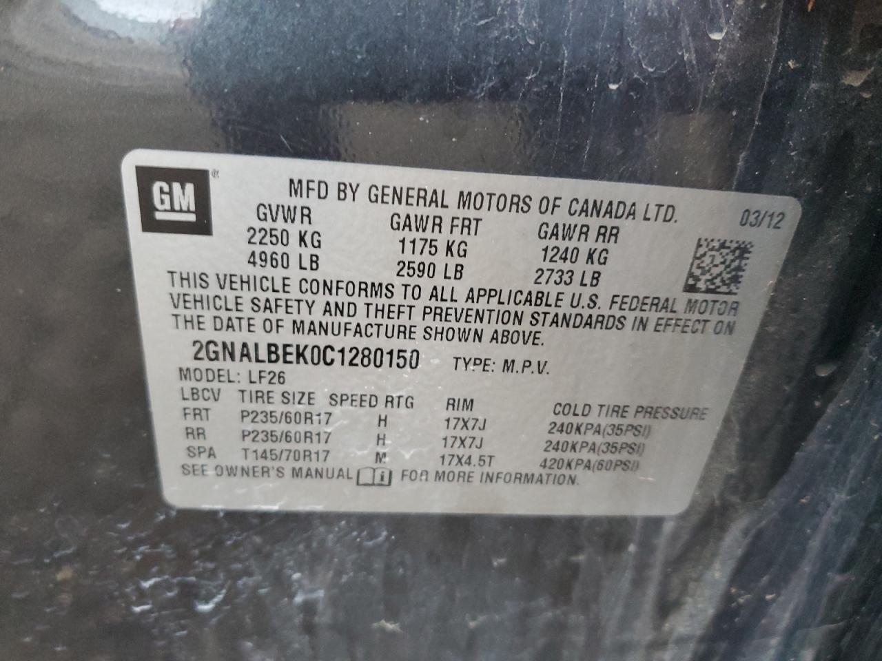 CHEVROLET EQUINOX LS