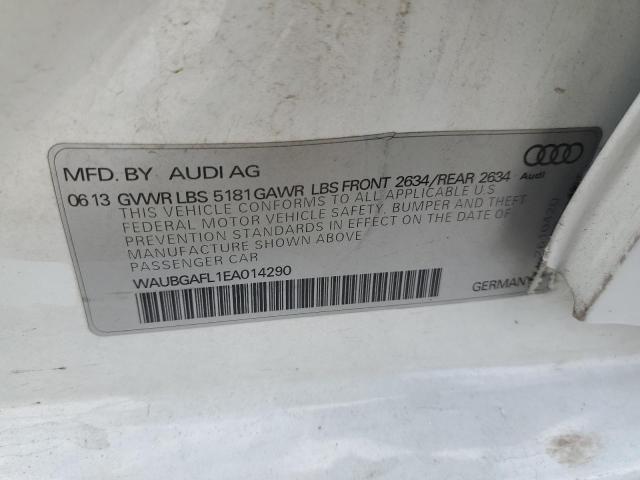 2014 AUDI S4 PREMIUM - WAUBGAFL1EA014290