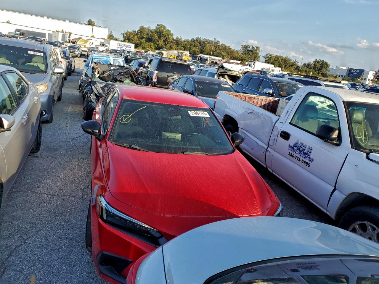 Lot #3302729999 2022 HONDA CIVIC SPOR