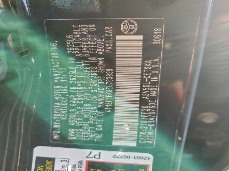 2014 TOYOTA CAMRY L #3302795949