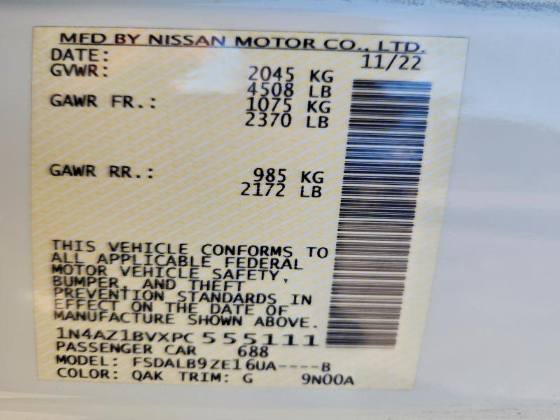 2023 NISSAN LEAF S #3296216429