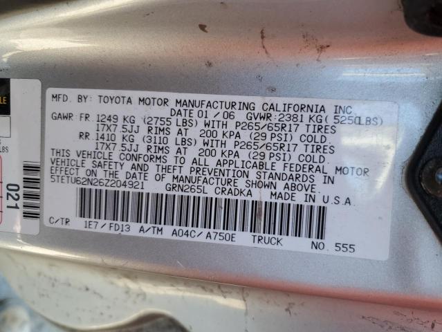 2006 TOYOTA TACOMA PRE #3296984850