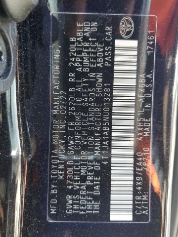 2022 TOYOTA AVALON XLE #3293534407