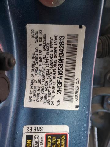 2009 HONDA CIVIC LX #3317061024