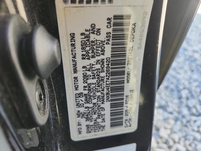 2010 TOYOTA COROLLA BA #3296976906