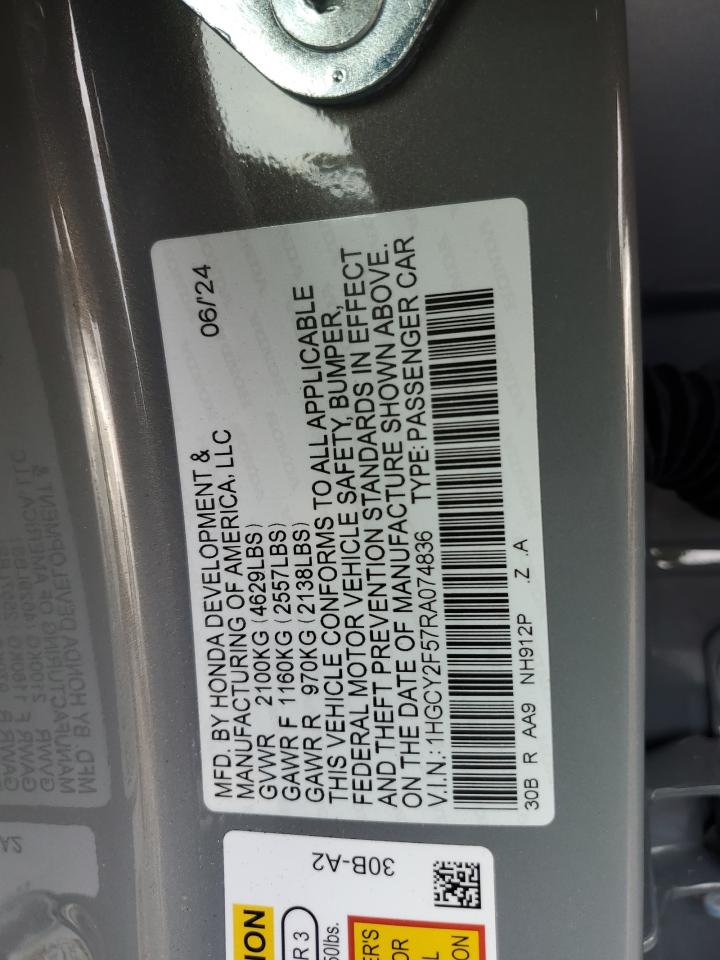 HONDA ACCORD HYBRID SPORT