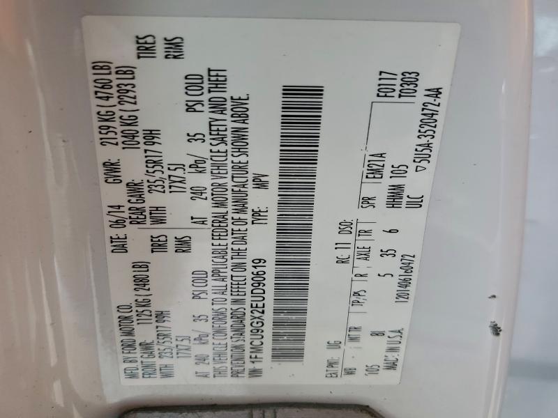 2014 FORD ESCAPE SE #3294378144